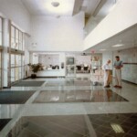 Image of guys in front lobby